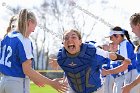 Softball vs JWU  Wheaton College Softball vs Johnson & Wales University. - Photo By: KEITH NORDSTROM : Wheaton, Softball, JWU